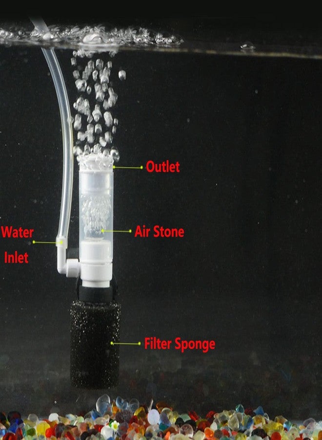 Caylingdee 3-in-1 Portable Aquarium Filter Internal Purifier Fish Tank Filter Mini Multi Layer Power Filter for Fish Tank, Sponge Fish Filter is Suitable for Freshwater Saltwater Household Tank - Image 5